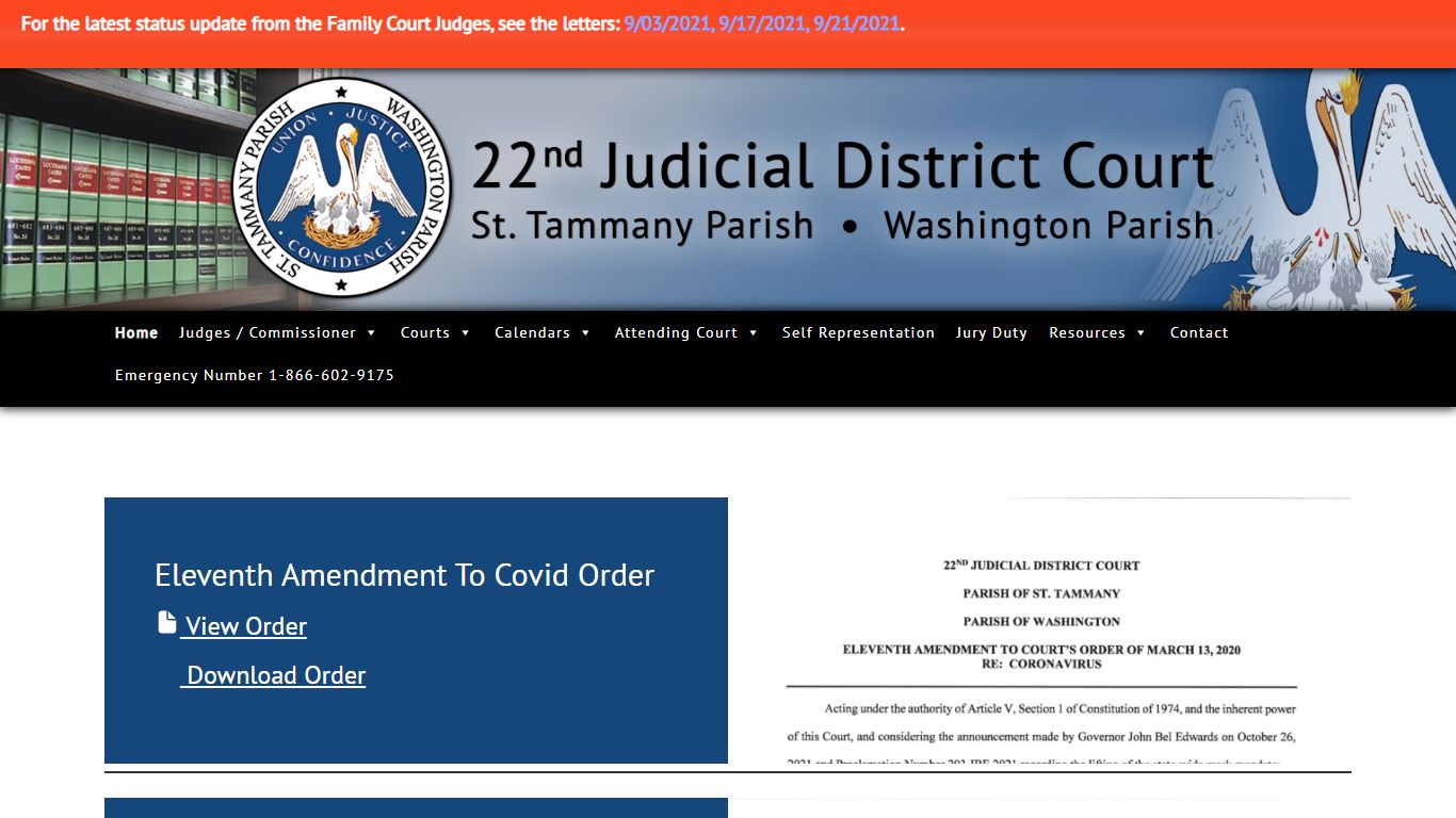 22nd Judicial District Court